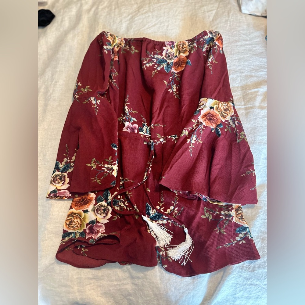 Off the shoulder romper